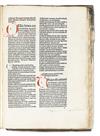 JOHANNES DE GADDESDEN. Rosa anglica practica medicinae. 1492 + BERNARDUS DE GORDONIO. De urinis et pulsibus. 1487